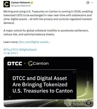 DTCCの米国債トークン化構想を受け、カントンコインが30％急騰