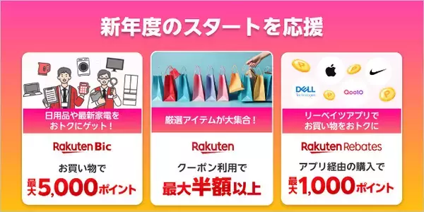 「楽天市場半額の「楽天モバイル最強感謝祭」開催、コンビニスイーツ無料や旅行が21％オフなど総額2億円還元に」の画像