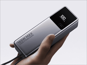 Xiaomi超大出力165Wモバイルバッテリーが3000円台に値下げ、スマホやタブレット、PCを爆速充電できるように