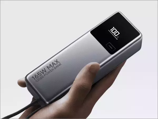 Xiaomi超大出力165Wモバイルバッテリーが3000円台に値下げ、スマホやタブレット、PCを爆速充電できるように