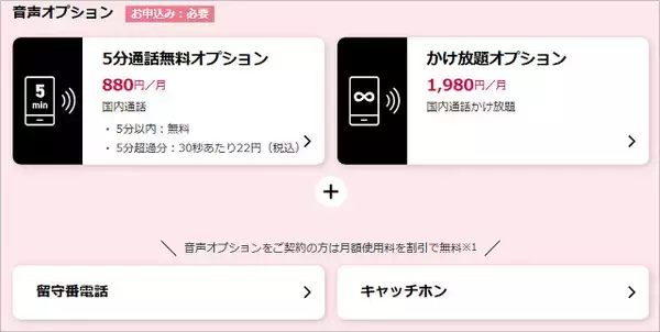 「ahamo「留守電」「キャッチホン」提供開始、ドコモと同じサービスが受けられるように」の画像