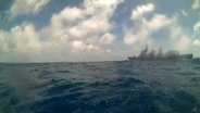 商用水上ドローン、中国の「052D型」ミサイル駆逐艦に遭遇　映像を撮影