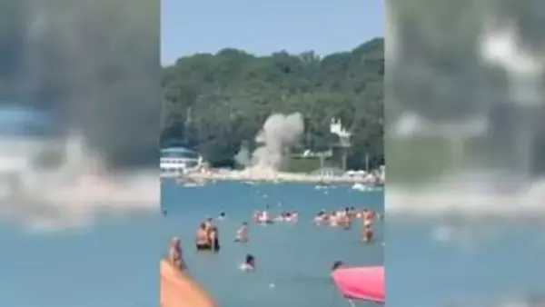 ウクライナのドローン、観光客でにぎわうビーチに破片落下　7人死亡　ロシア発表