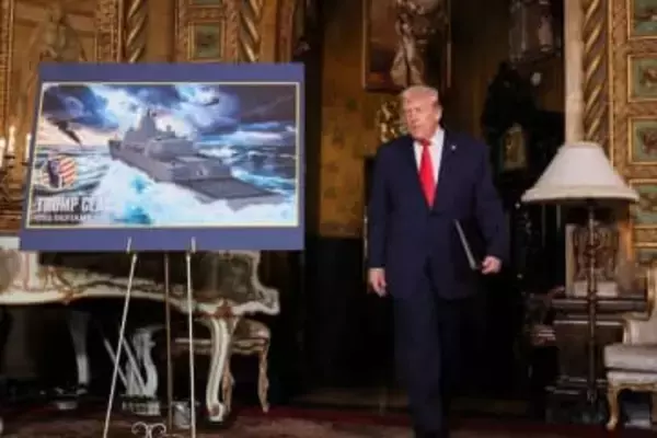 トランプ米大統領、新たな「トランプ級」戦艦の建造を発表