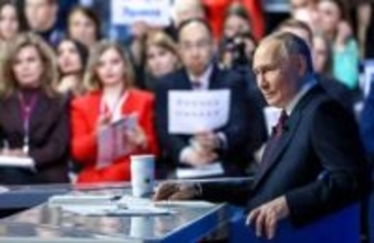 新たな「特別軍事作戦」は行わず、ロシアが 「敬意」をもって扱われれば　プーチン氏年末会見