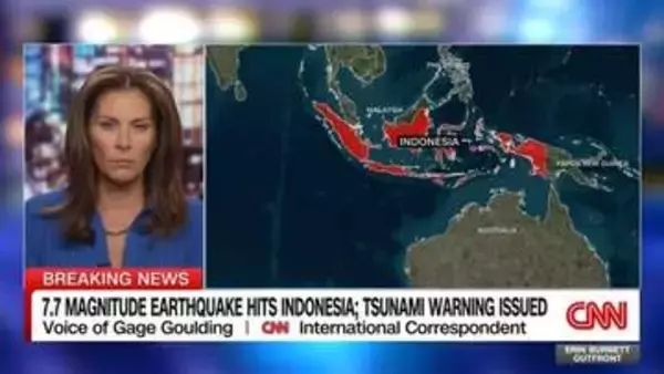 インドネシアのM7.7の地震、死者10人超　避難を強いられる村人たち