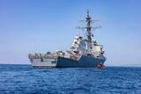 「米駆逐艦ヒギンズ、数時間にわたり電源と推進力失う　国防当局者が発表」の画像1