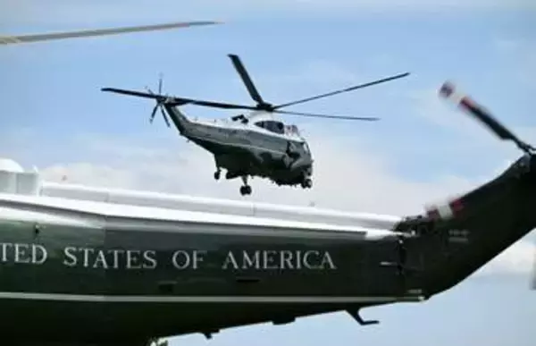 離陸中の旅客機とトランプ米大統領専用ヘリが想定以上に接近　当局が調査開始