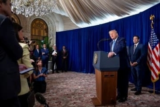 トランプ氏が掲げる「ドンロー主義」、いつから使われるようになったのか