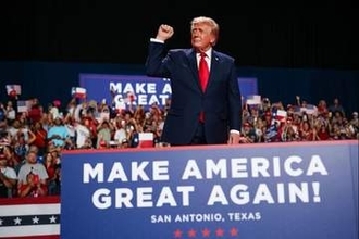 トランプ氏、1カ月足らずで3度目のテキサス訪問　不満吐露した共和党候補の音声が流出する中