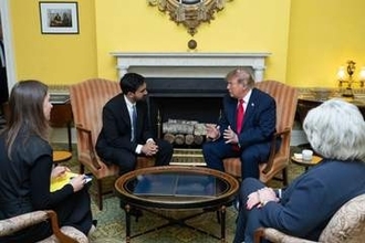 トランプ氏、ニューヨーク市長と公邸で会談　住宅開発計画や移民問題など協議