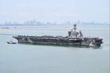 「長期展開を終えた空母リンカーン、中東からタイに到着　交代艦の派遣で東アジアは手薄に」の画像1