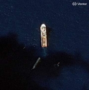 インド洋を漂流するスペースXの「スターシップ」、人工衛星画像が捉えた回収作業