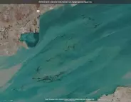 イランでの戦争による原油流出、衛星画像で確認　ペルシャ湾