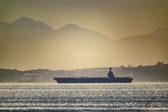 米軍のジェラルド・フォード空母打撃群、地中海入り　トランプ氏がイラン攻撃検討する中