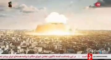 イラン国営メディアに核爆発模した映像、局は「編集ミス」と釈明