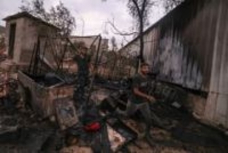 イスラエル人入植者が集団で農地を襲撃、放火も　ヨルダン川西岸