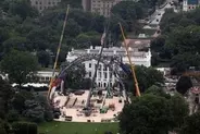 ホワイトハウスでのUFCイベント、米軍兵士に無料チケット配布　ただし体形基準満たすのが条件