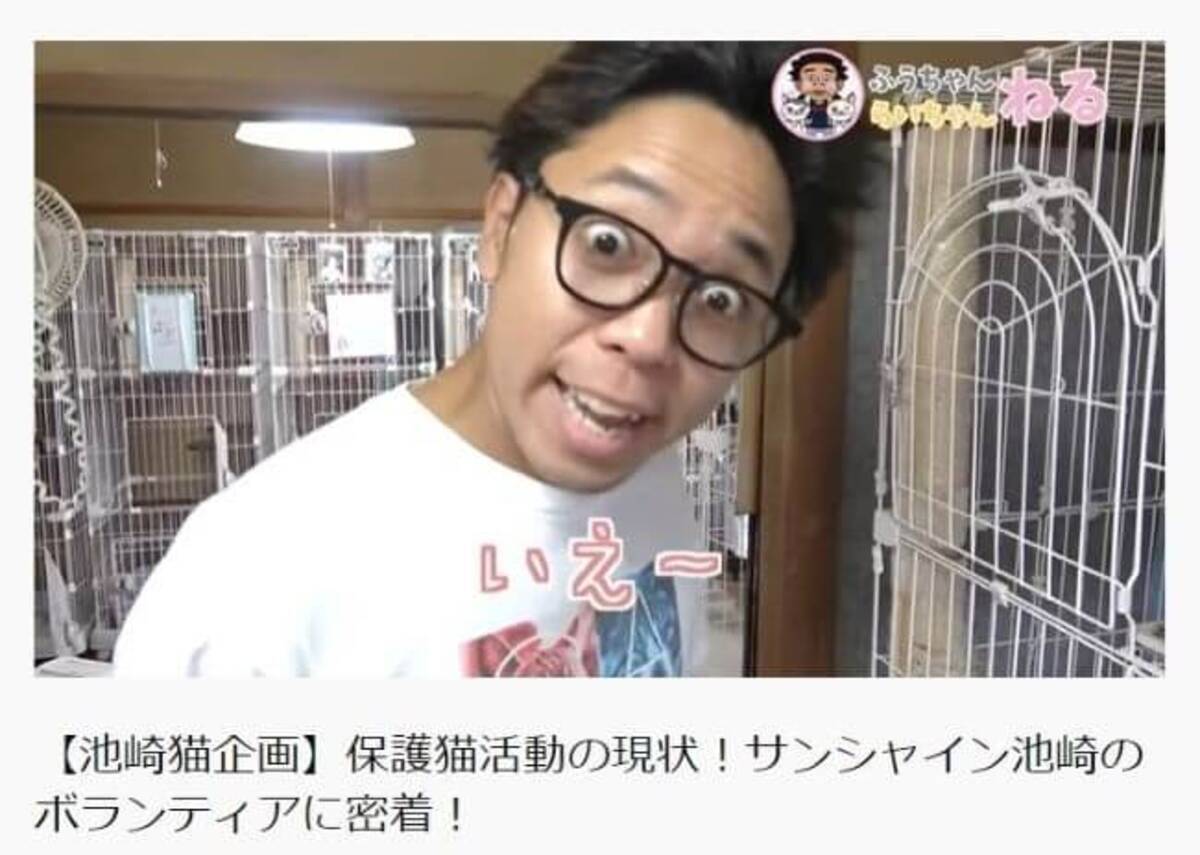 サンシャイン池崎 今も月2回の保護猫ボランティア 動画チャンネルで活動紹介 19年11月1日 エキサイトニュース