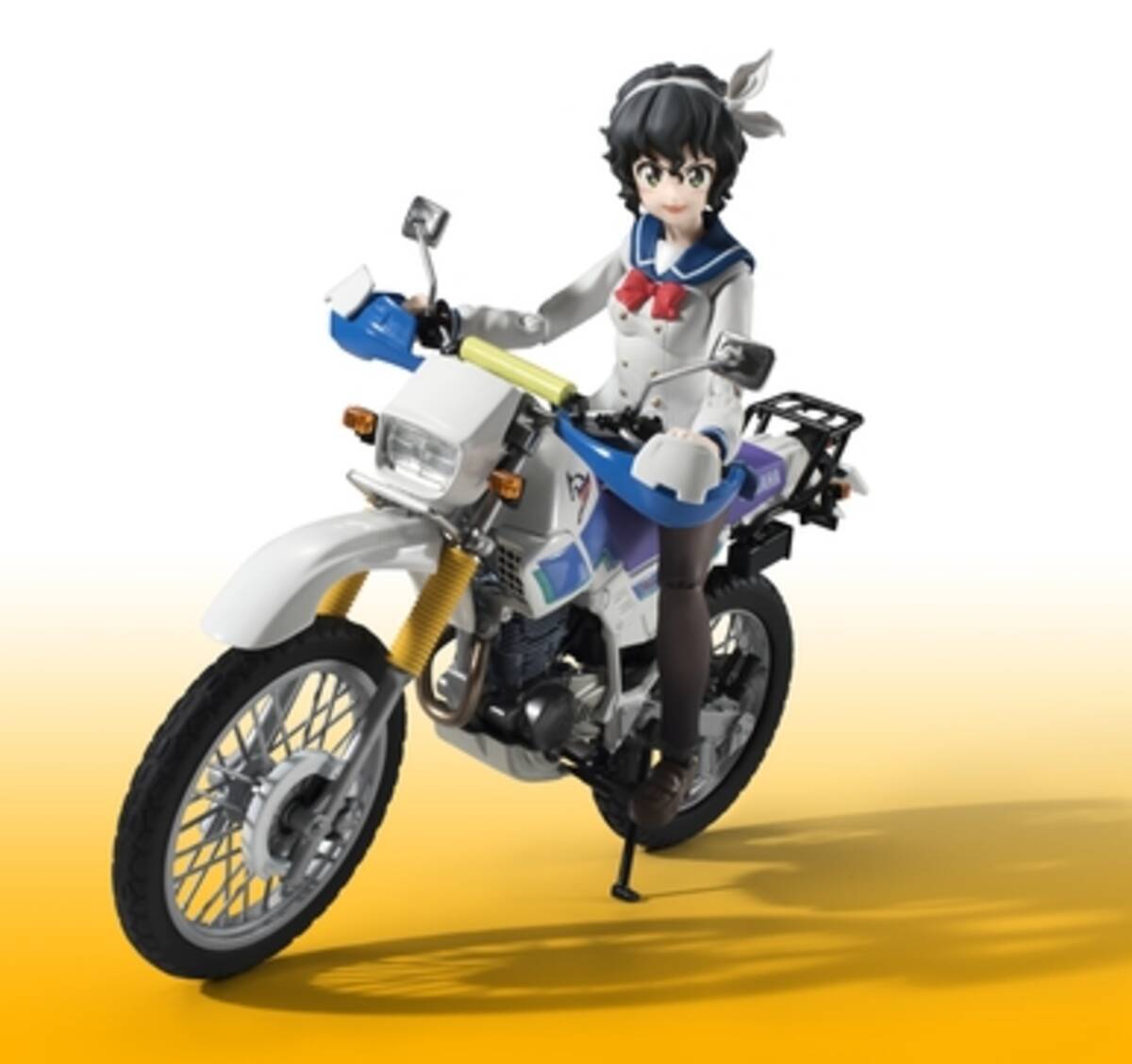 日常系バイクアニメ ばくおん から天野恩紗と愛車serow225wのフィギュアが登場 16年5月21日 エキサイトニュース