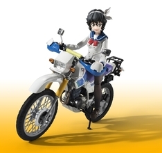 日常系バイクアニメ「ばくおん!!」から天野恩紗と愛車SEROW225Wのフィギュアが登場！