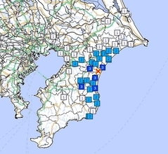 【速報】千葉県で最大震度３の地震　震源は県北東部　Ｍ４・１