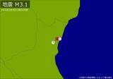 「【速報】関東で地震　Ｍ３・１　震源は茨城県北部　地震が及んだ地域人口21万人」の画像1