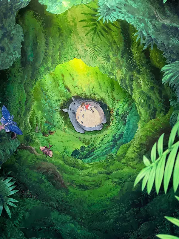 「ジブリパークで『パノラマボックス展』開催。ジェシー、アイナが声優の短編映画『魔女の谷の夜』上映も」の画像
