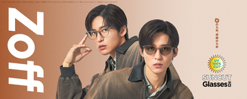 目黒蓮がサングラスを軽やかにかけこなす。新CM「Zoff meets 目黒蓮　SUNCUTGlasses 調光」篇