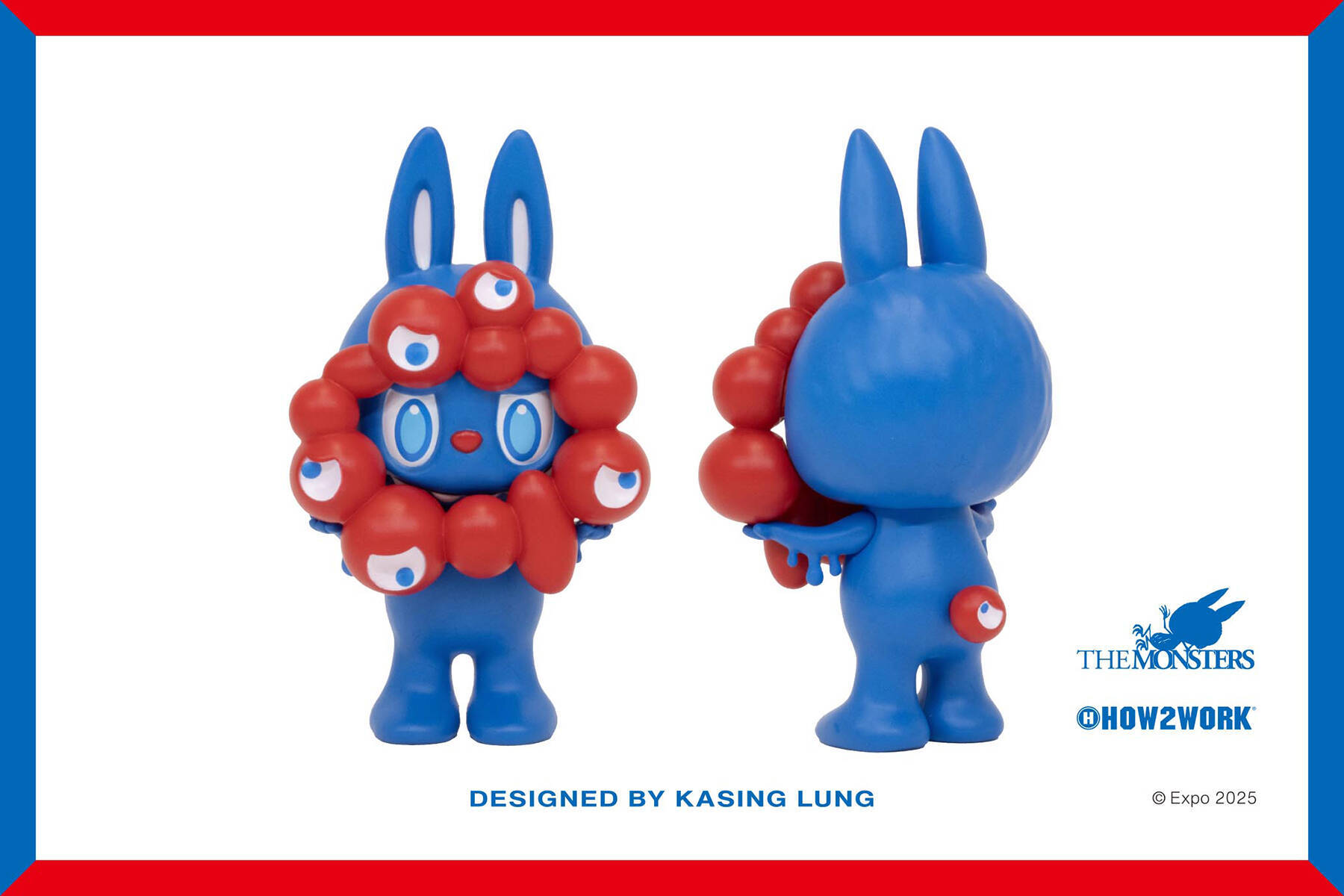ラブブ×ミャクミャクのコラボフィギュアが登場。万博会場で抽選販売 