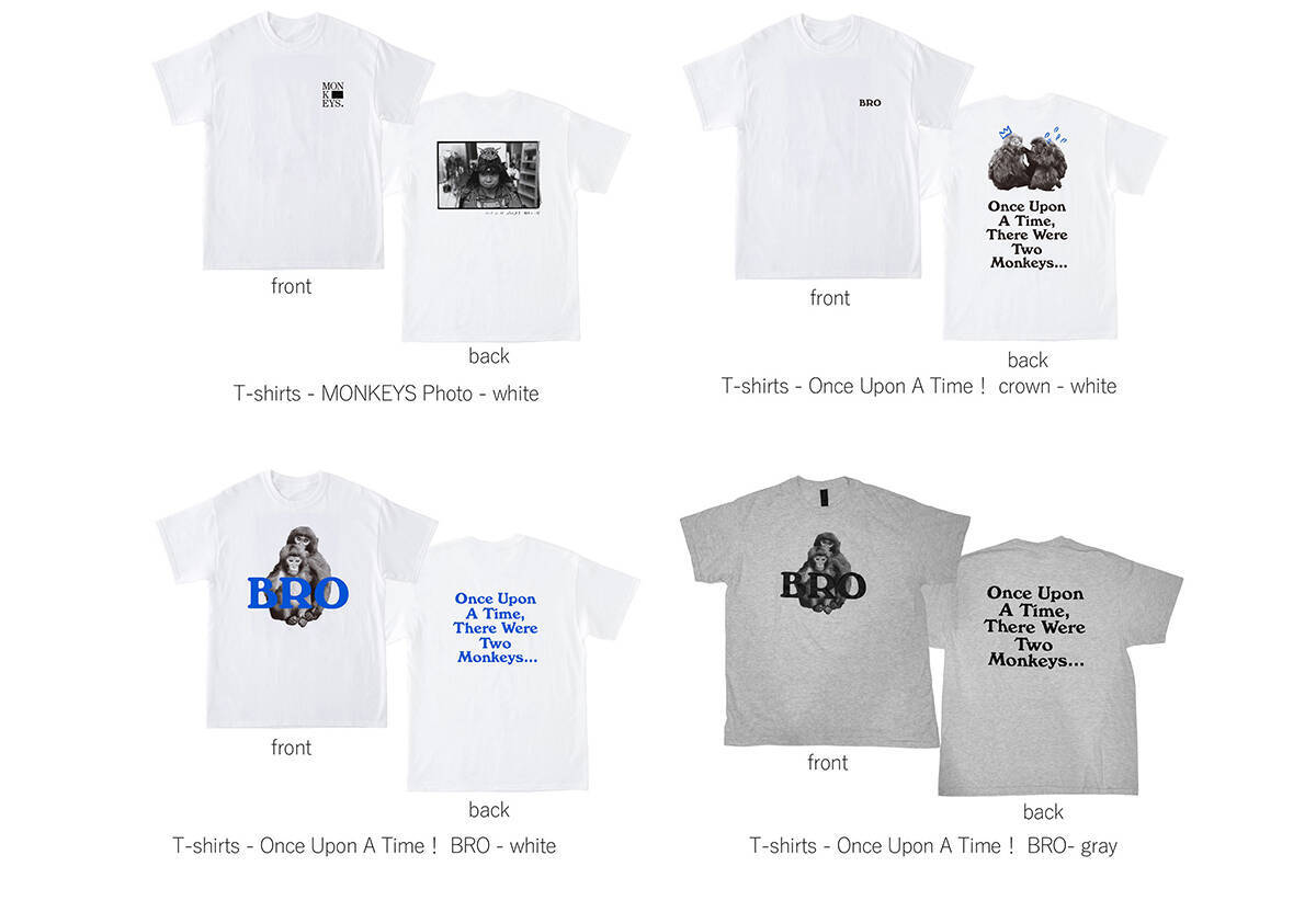 仲野太賀の写真展でオリジナルTシャツ発売。⼩⼀郎の「甲冑姿」「⼆匹の猿」がデザイン