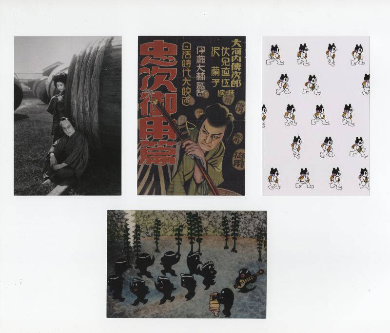 国立映画アーカイブ初のオリジナルTシャツ登場。『狂った一頁』『瀧の白糸』『沼の大将』の3種