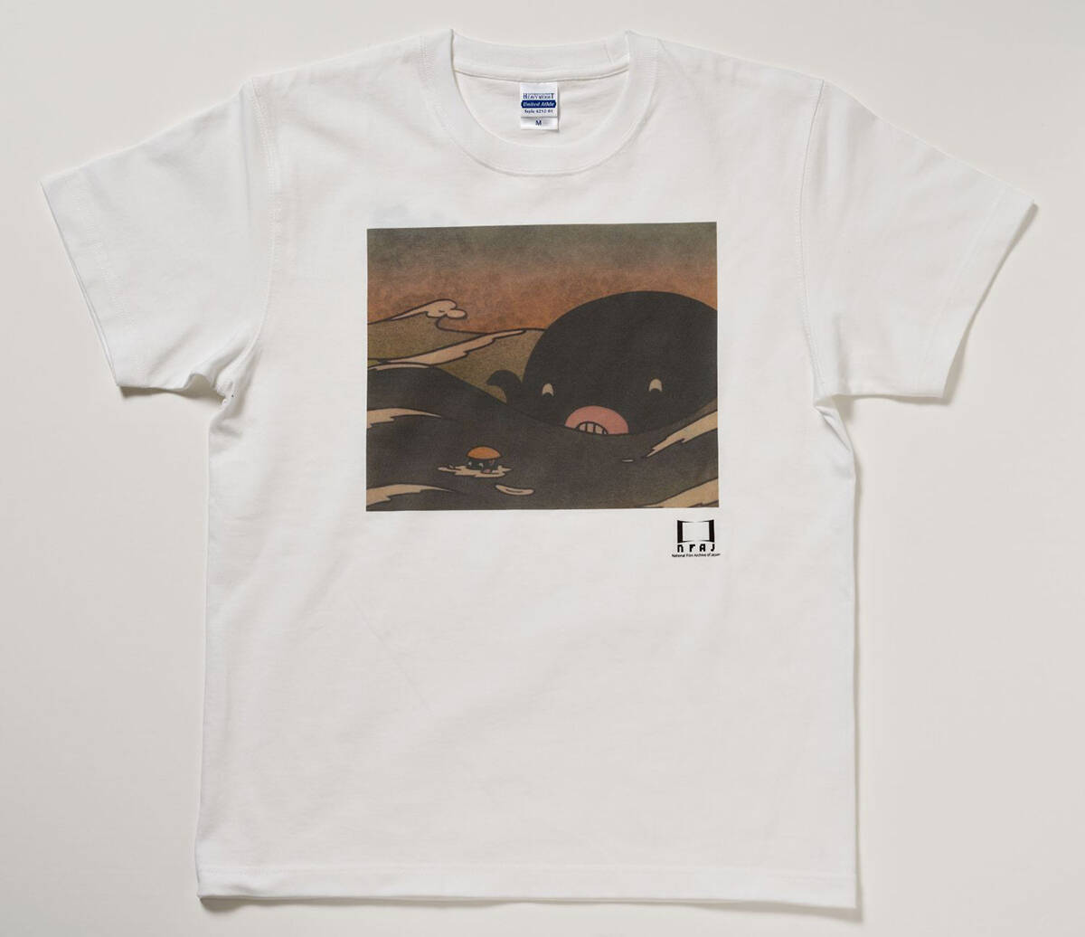 国立映画アーカイブ初のオリジナルTシャツ登場。『狂った一頁』『瀧の白糸』『沼の大将』の3種