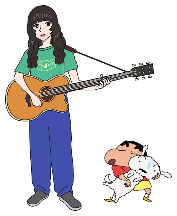 あいみょんが『映画クレヨンしんちゃん』本編出演、キャラビジュアル公開
