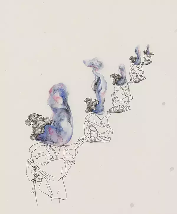 「束芋が吉田修一の小説『国宝』のために制作した挿絵全500点を展示。『束芋画　国宝』開催」の画像