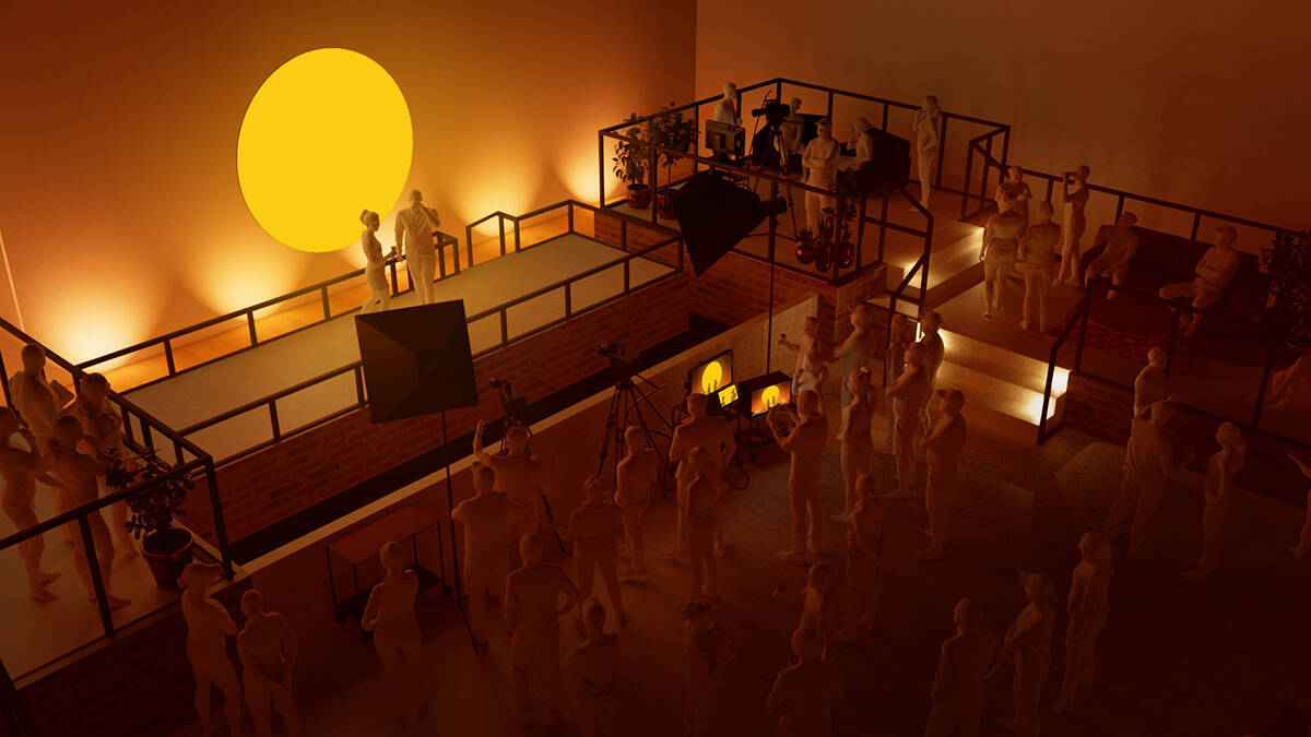 「ジョニーウォーカー ブロンド」CM撮影の裏側を体験できるイベントが⿇布台ヒルズギャラリーで開催