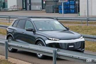 アウディの新型電動SUV「Q6 e-tron」量産型、2024年6月後半の正式発表前にスクープショット！