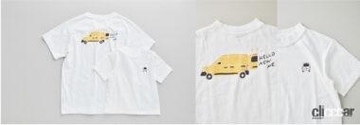 ルノー・カングーのイラストが配されたプリントTシャツ、反毛天竺、スウェットが登場