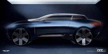 ヒョンデ「ジェネシス」への近未来モデル提案。「豪華ヨット」「プライベートジェット」「伝統的3ボックス」の要素を融合させたもの