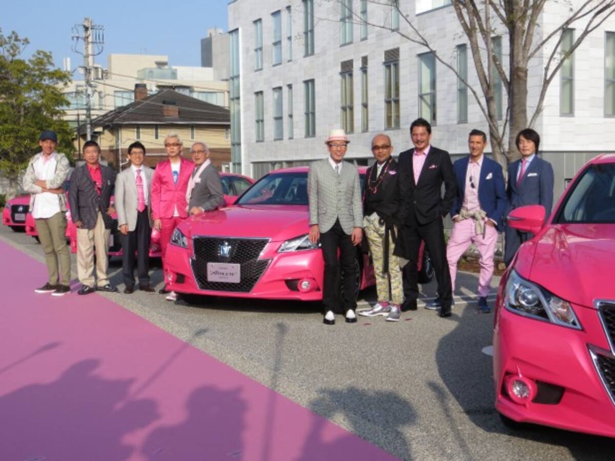 ピンクオヤジno 1は誰 愛されオヤジ10人がピンククラウンで渋谷を走る 13年3月19日 エキサイトニュース