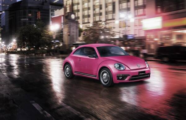 ピンクのボディカラーを初めてまとったザ ビートルの300台限定車 Pink Beetle 16年11月13日 エキサイトニュース