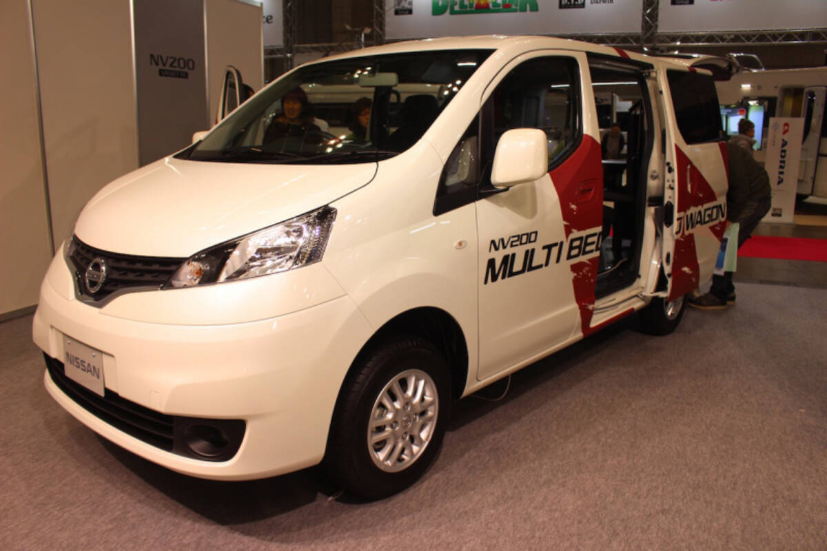 Japanキャンピングカーショー18 日産nv0バネット マルチベッドワゴン を初披露 18年2月9日 エキサイトニュース
