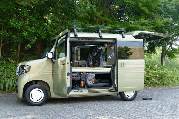 ホンダアクセスが提供するホンダ N Vanの車中泊仕様は 高い完成度と快適性が魅力 18年8月28日 エキサイトニュース