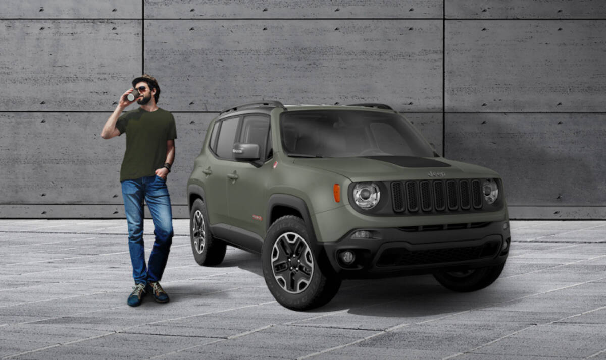 新車 専用色の マットグリーン にペイントされたジープ レネゲードの限定車 Renegade Matte Green が登場 18年9月8日 エキサイトニュース