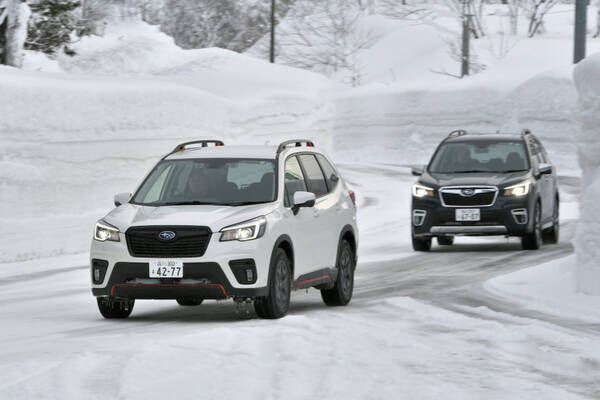 Awd 四輪駆動 車のチェーンはどこに装着する Subaruのタイヤチェーン装着へのこだわり Subaru雪上試乗会 19年2月25日 エキサイトニュース