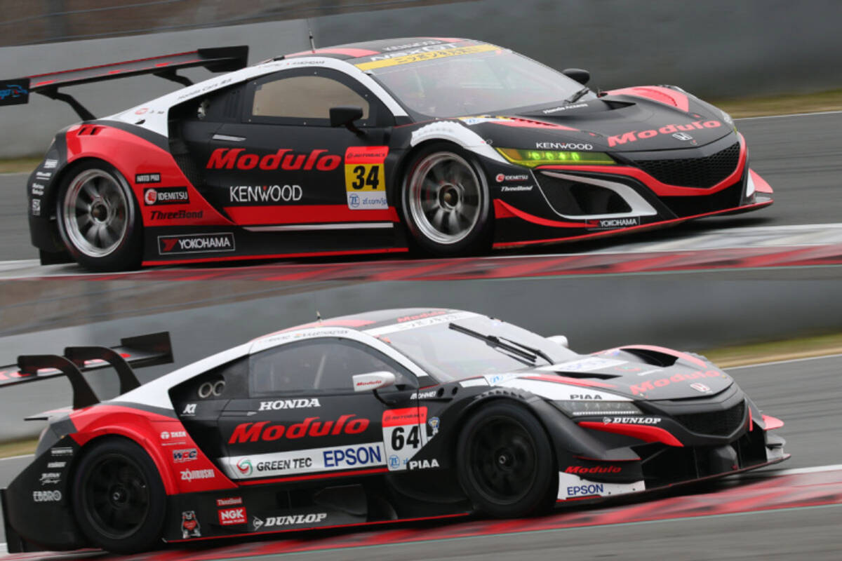 Super Gt 19 カラーそっくり Moduloカラーの64号車と34号車は見分けがつく 19年4月2日 エキサイトニュース