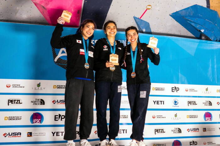 緒方良行が今季初優勝！ 藤井快、野中生萌も表彰台【ボルダリングW杯2022第4戦 ソルトレイクシティ大会】