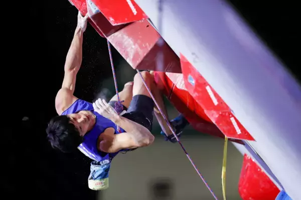 「原田海「自分の登りをするだけ」。コンバインド男子予選後の選手コメント／IFSCクライミング世界選手権2019八王子」の画像