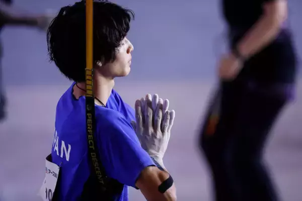 「原田海「自分の登りをするだけ」。コンバインド男子予選後の選手コメント／IFSCクライミング世界選手権2019八王子」の画像