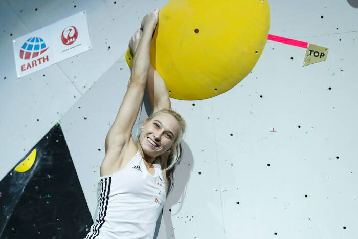 野口啓代「まだ夢のようで信じられない」。コンバインド女子決勝後の選手コメント／IFSCクライミング世界選手権2019八王子